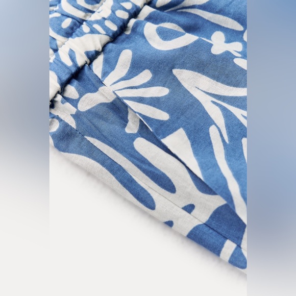 ZARA NWT ZW COLLECTION PRINTED PANTS - Picture 7 of 10